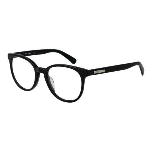 Longchamp Women's Optical Frames – Black Full-Rim Design, 51mm