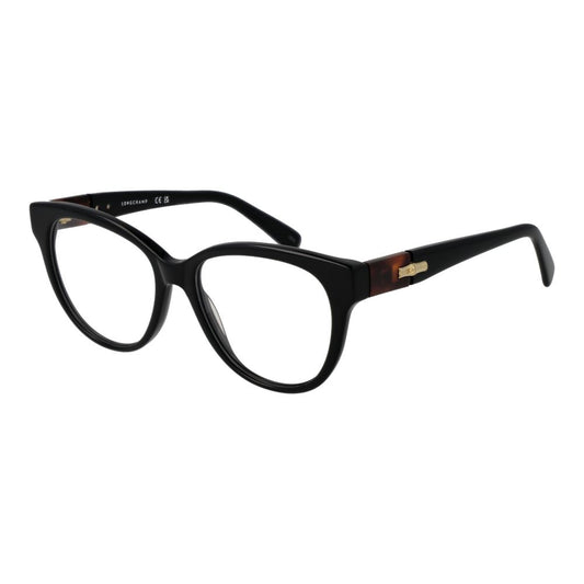 Longchamp Women’s Optical Glasses – Black Full-Rim Frame, 53mm