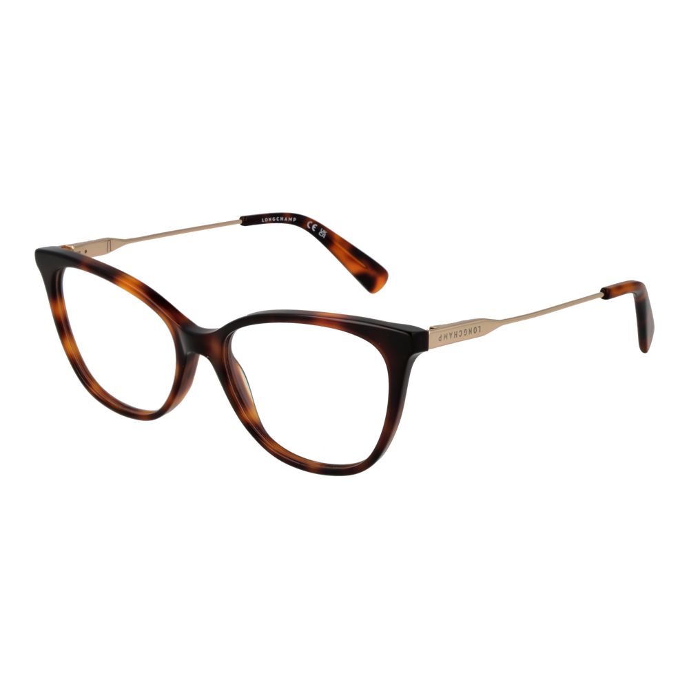 Longchamp Women’s Brown Optical Glasses – Cat Eye Frame, 53mm