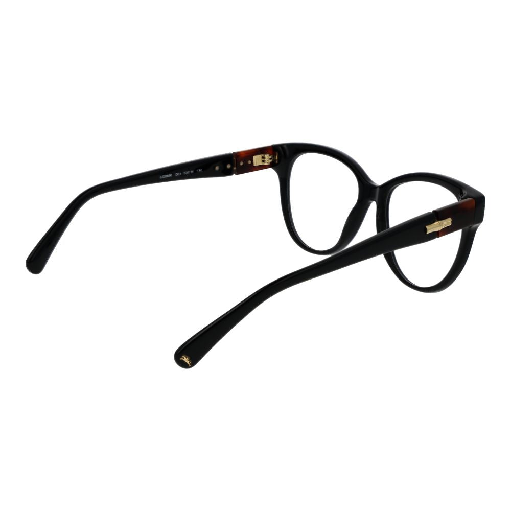 Longchamp Women’s Optical Glasses – Black Full-Rim Frame, 53mm