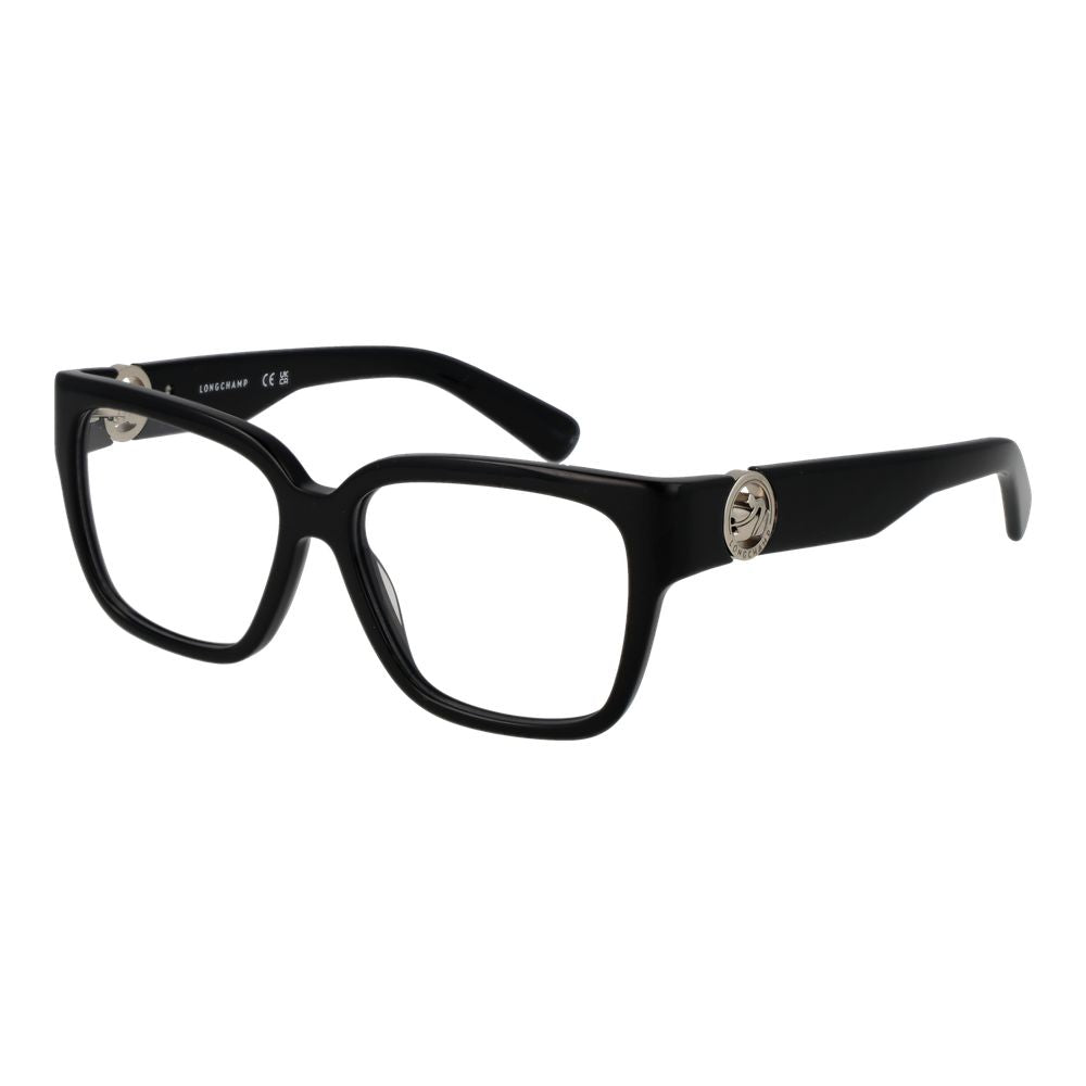 Longchamp Women’s Optical Glasses – Black Rectangle Frame, 52mm