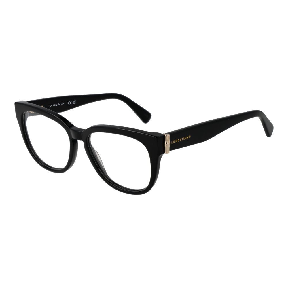 Longchamp Women’s Optical Glasses – Black Full-Rim Frame, 52mm