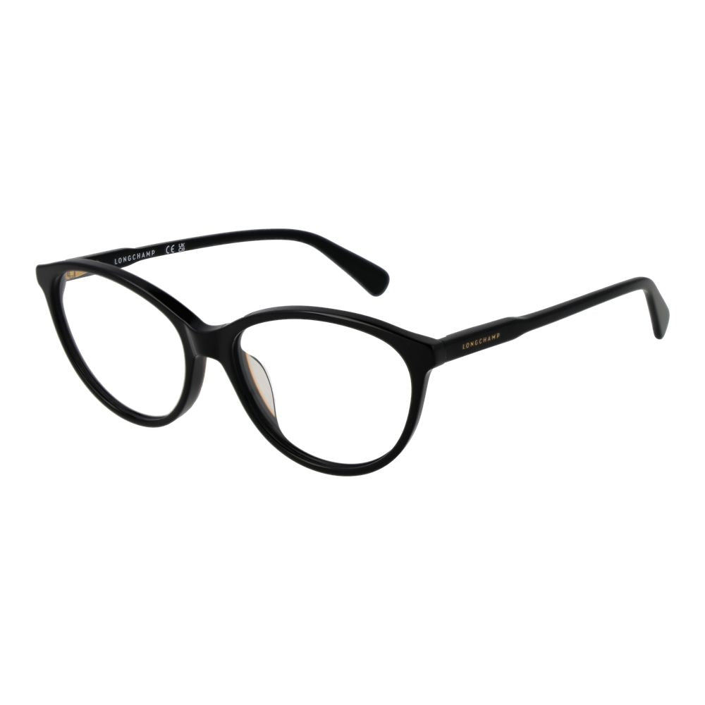 Longchamp Women’s Cat Eye Optical Frames – Black Full-Rim