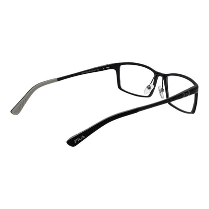 Fila Black Men’s Optical Frames – Rectangle Full-Rim Style