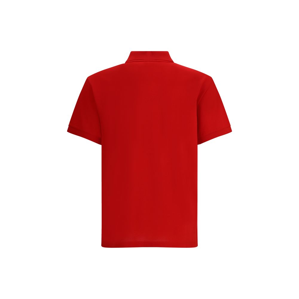 Alexander McQueen Red Cotton Polo Shirt - A Statement of Sophistication