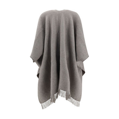 Brunello Cucinelli Reversible Cashmere Poncho