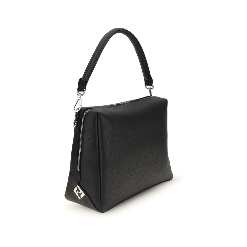 Fendi Black Leather Lui Large Bag