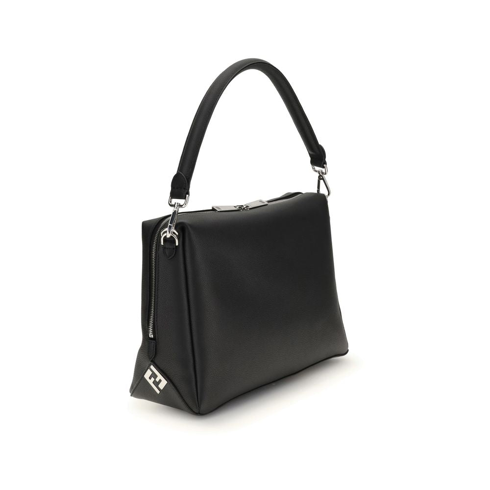 Fendi Black Leather Lui Large Bag