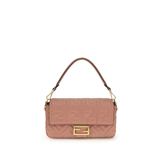 Fendi Baguette Bag in Pink Calfskin Leather