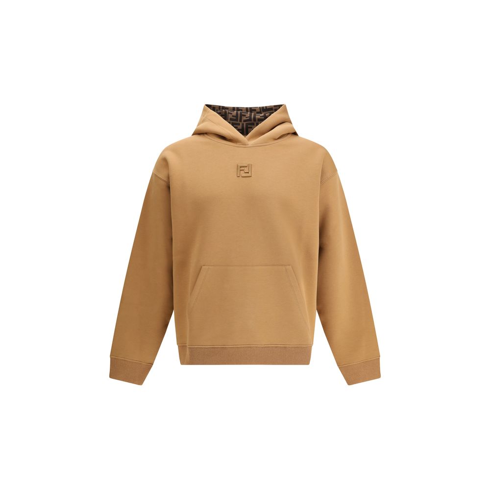 Fendi Monochrome Cotton Hoodie