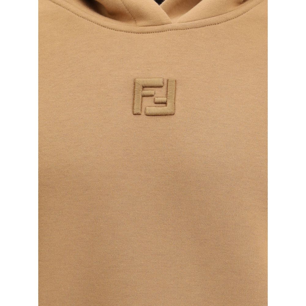 Fendi Monochrome Cotton Hoodie