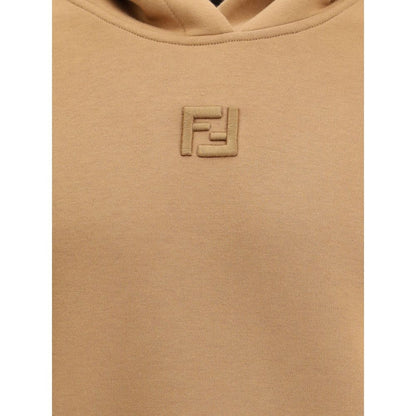 Fendi Monochrome Cotton Hoodie