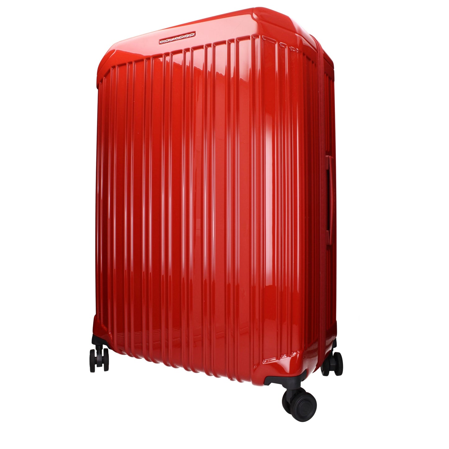 Piquadro Red Polycarbonate Trolley Luggage