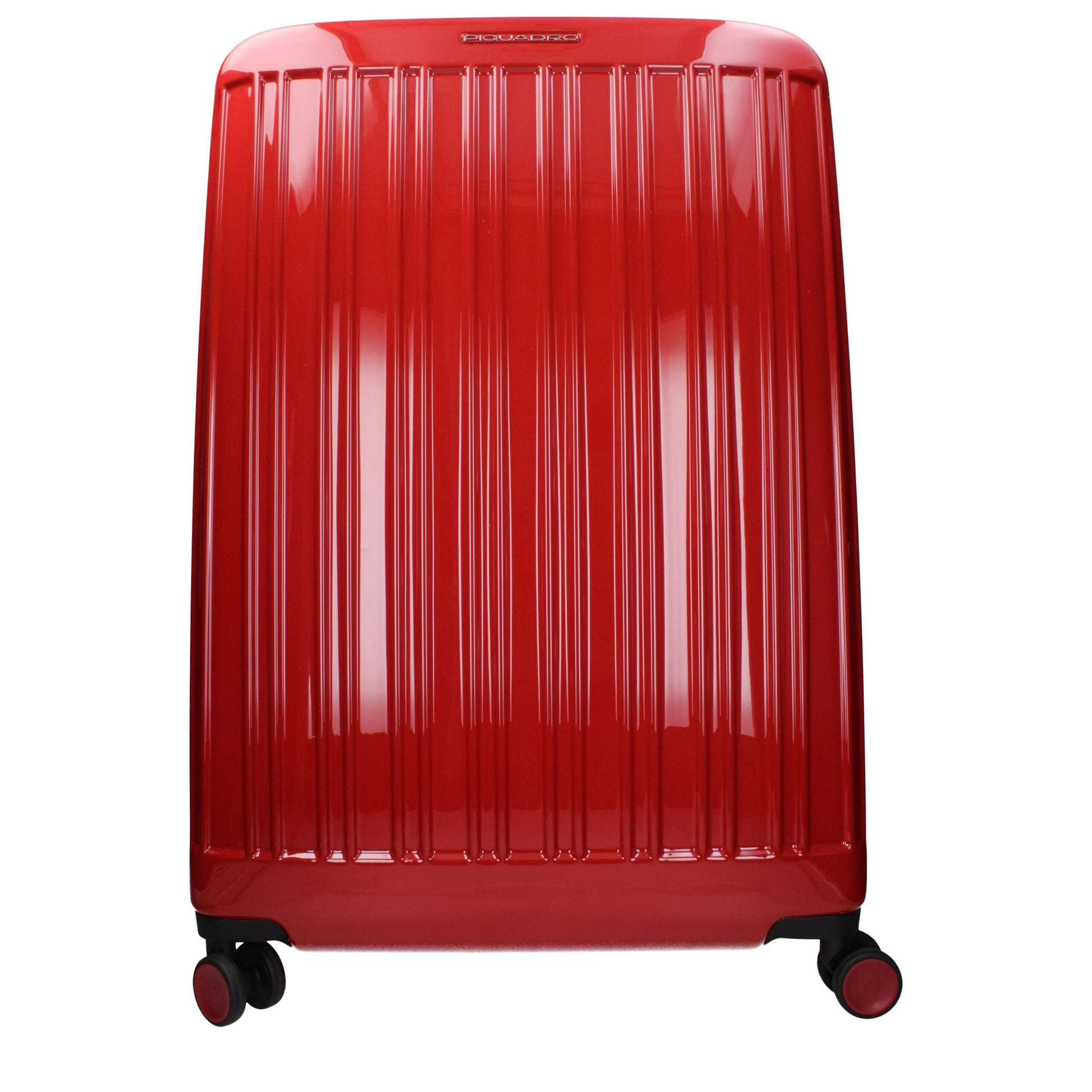 Piquadro Red Polycarbonate Trolley Luggage