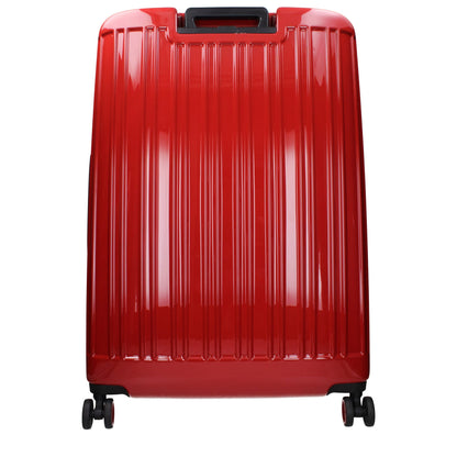 Piquadro Red Polycarbonate Trolley Luggage