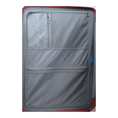 Piquadro Red Polycarbonate Trolley Luggage
