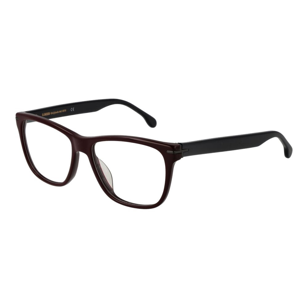 Lozza Brown Men’s Optical Frames – Rectangle Full-Rim Style
