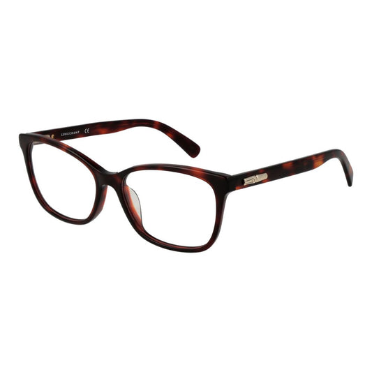 Longchamp Women’s Optical Glasses – Red Full-Rim Frame, 54mm
