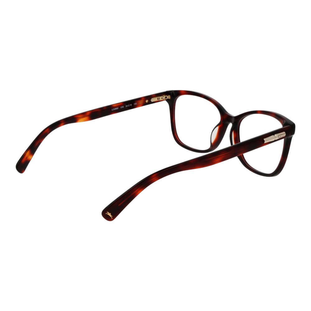 Longchamp Women’s Optical Glasses – Red Full-Rim Frame, 54mm