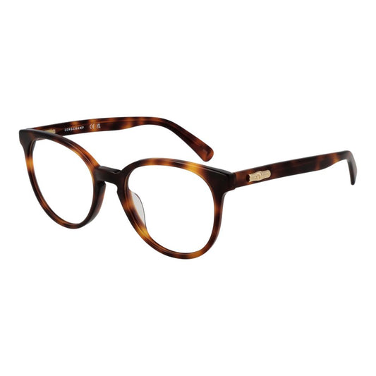 Longchamp Brown Women's Optical Frames – Panto Style, 51mm