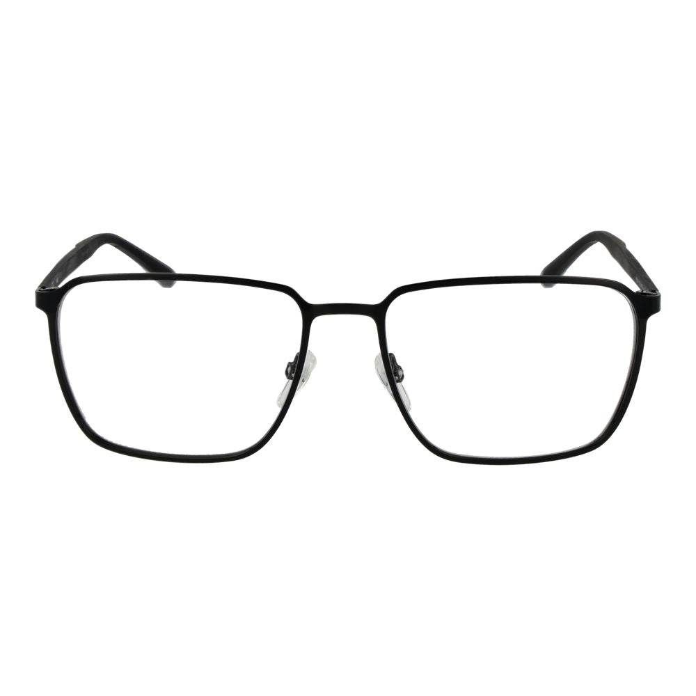 Fila Men's Optical Frames – Black Square Full-Rim Glasses