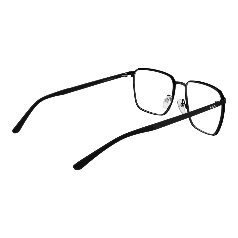 Fila Men's Optical Frames – Black Square Full-Rim Glasses