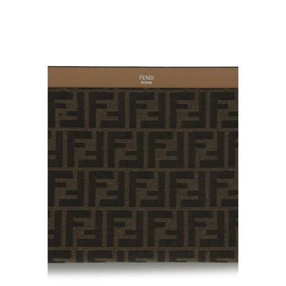 Fendi FF Brown Clutch Bag for Men