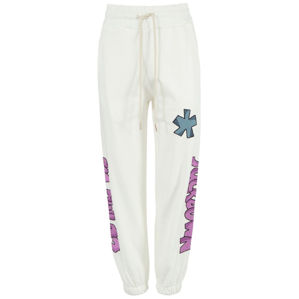 Comme Des Fuckdown White Cotton Tracksuit Bottoms