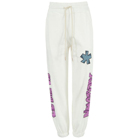 Comme Des Fuckdown White Cotton Tracksuit Bottoms