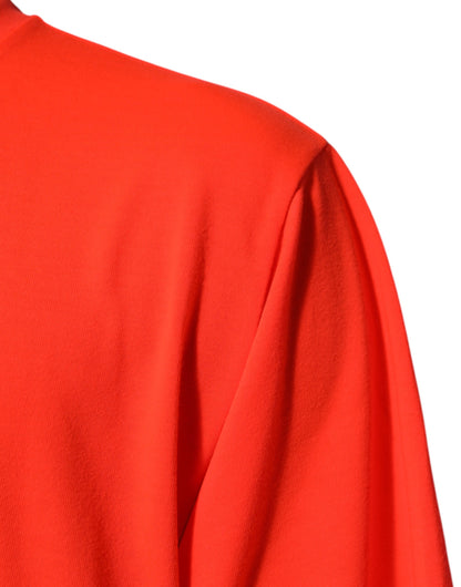 Dolce & Gabbana Neon Orange Crew Neck T-shirt