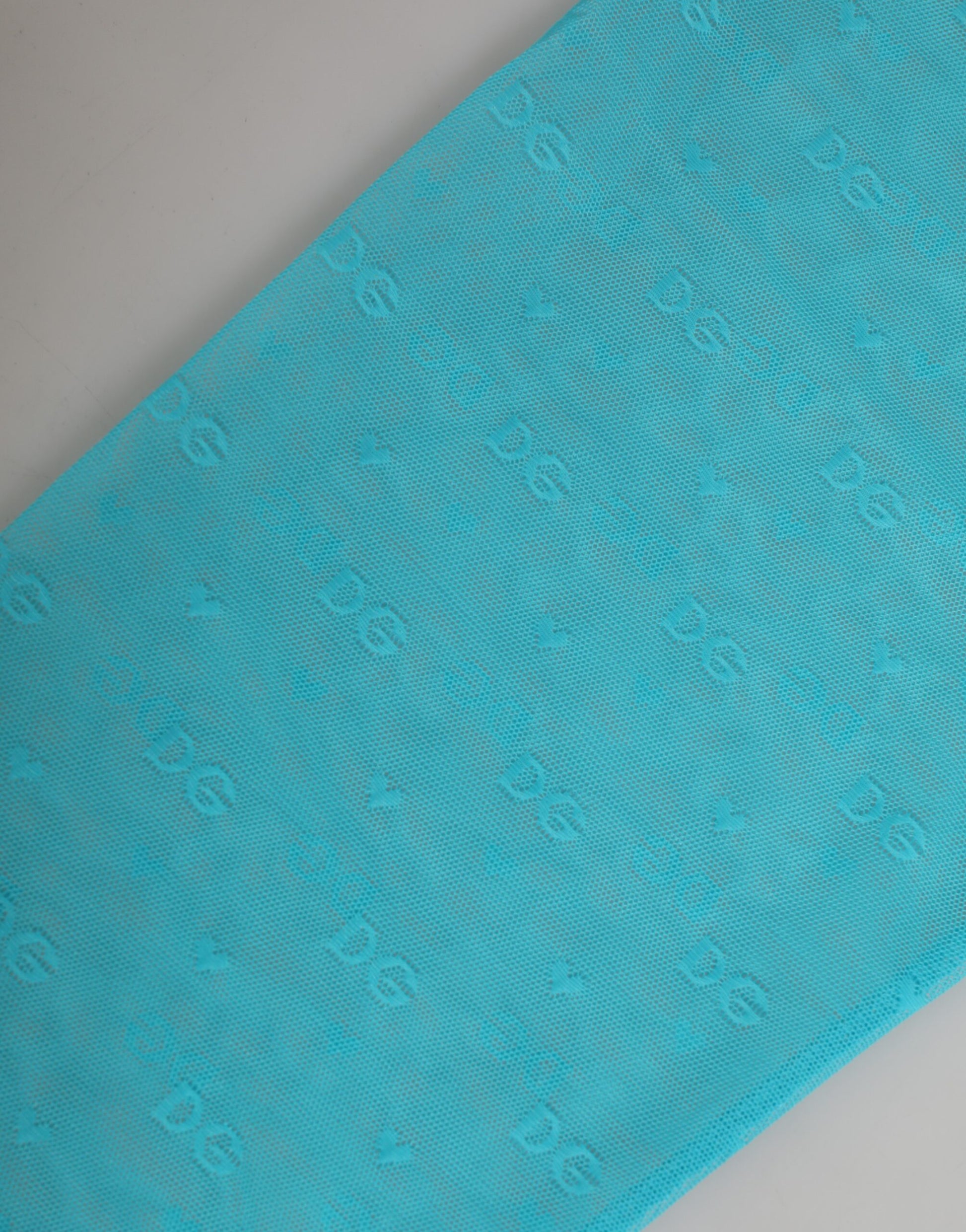 Dolce & Gabbana Light Blue Logo Lace Midi Trouser Underwear
