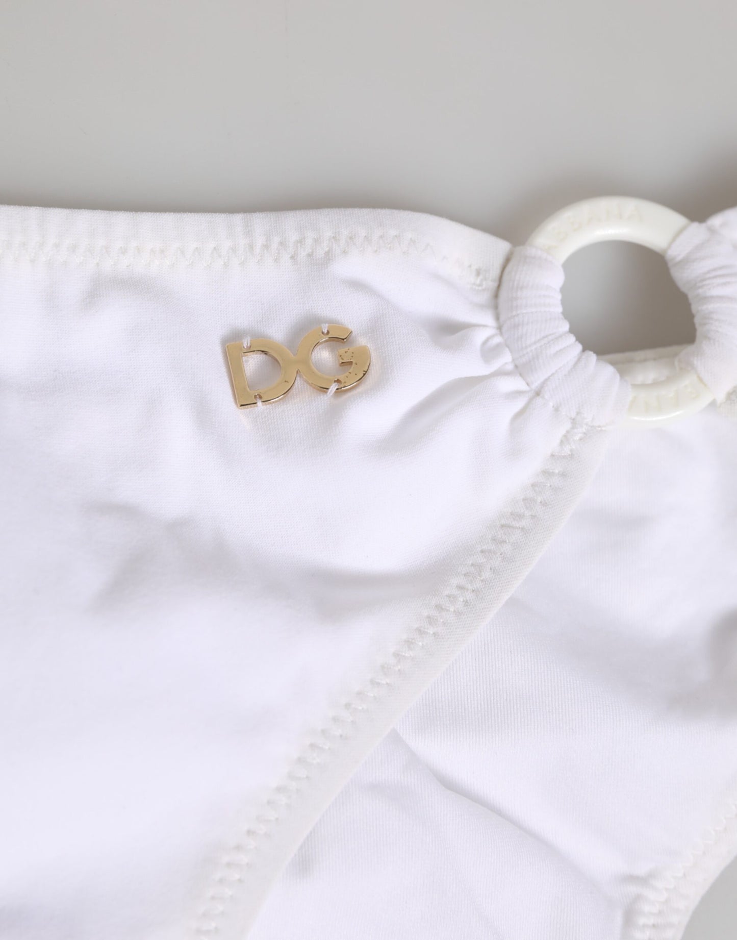 Dolce & Gabbana White Logo Swimsuit 2 Piece Set