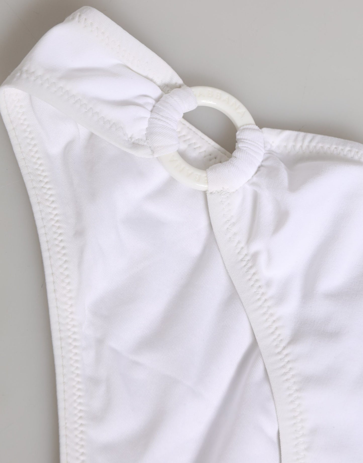 Dolce & Gabbana White Logo Swimsuit 2 Piece Set