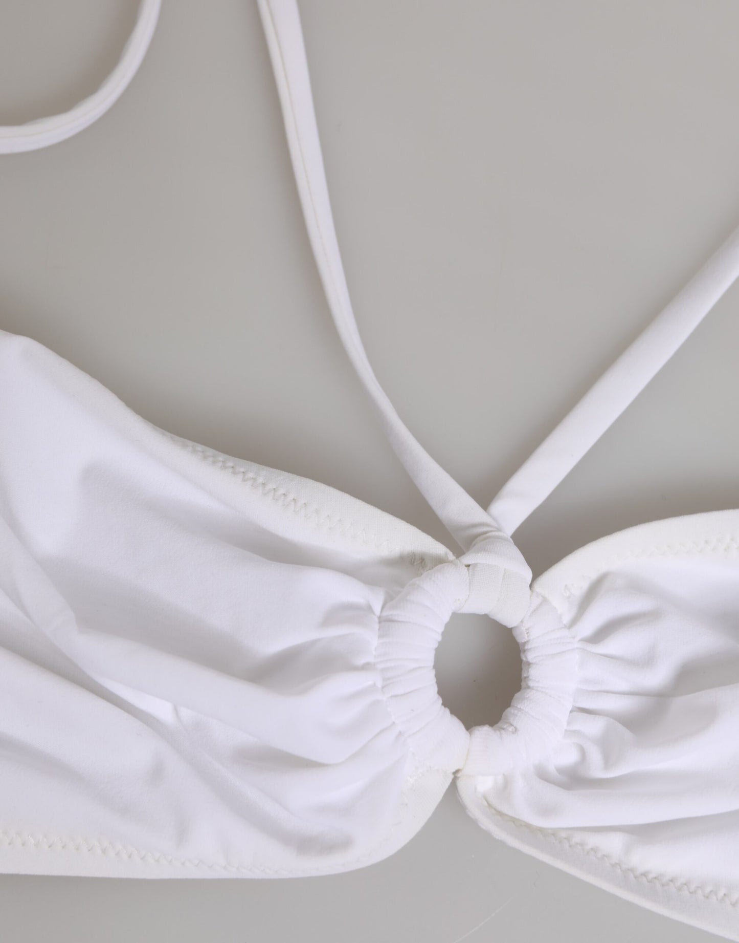 Dolce & Gabbana White Logo Swimsuit 2 Piece Set