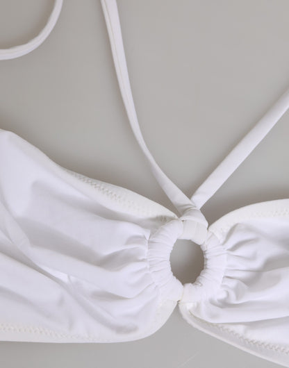 Dolce & Gabbana White Logo Swimsuit 2 Piece Set
