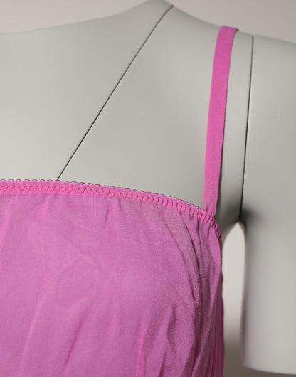 Dolce & Gabbana Pink Sheer Chemise