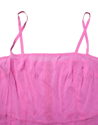 Dolce & Gabbana Pink Sheer Chemise