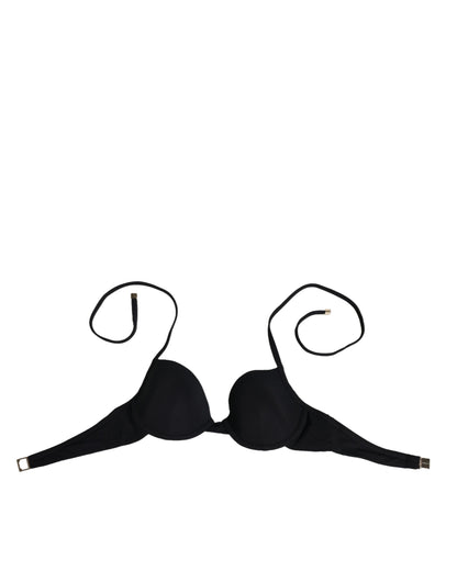 Dolce & Gabbana Black Underwire Push Up Balconette Bra