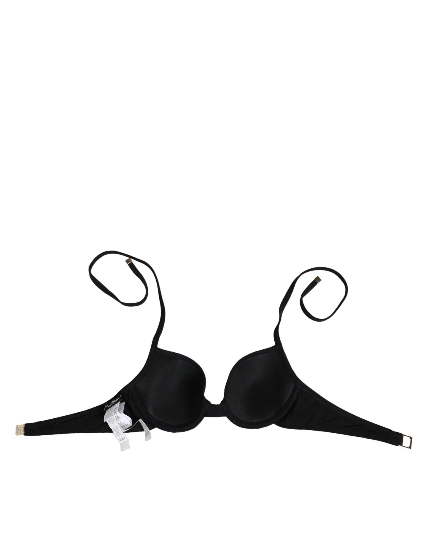 Dolce & Gabbana Black Underwire Push Up Balconette Bra