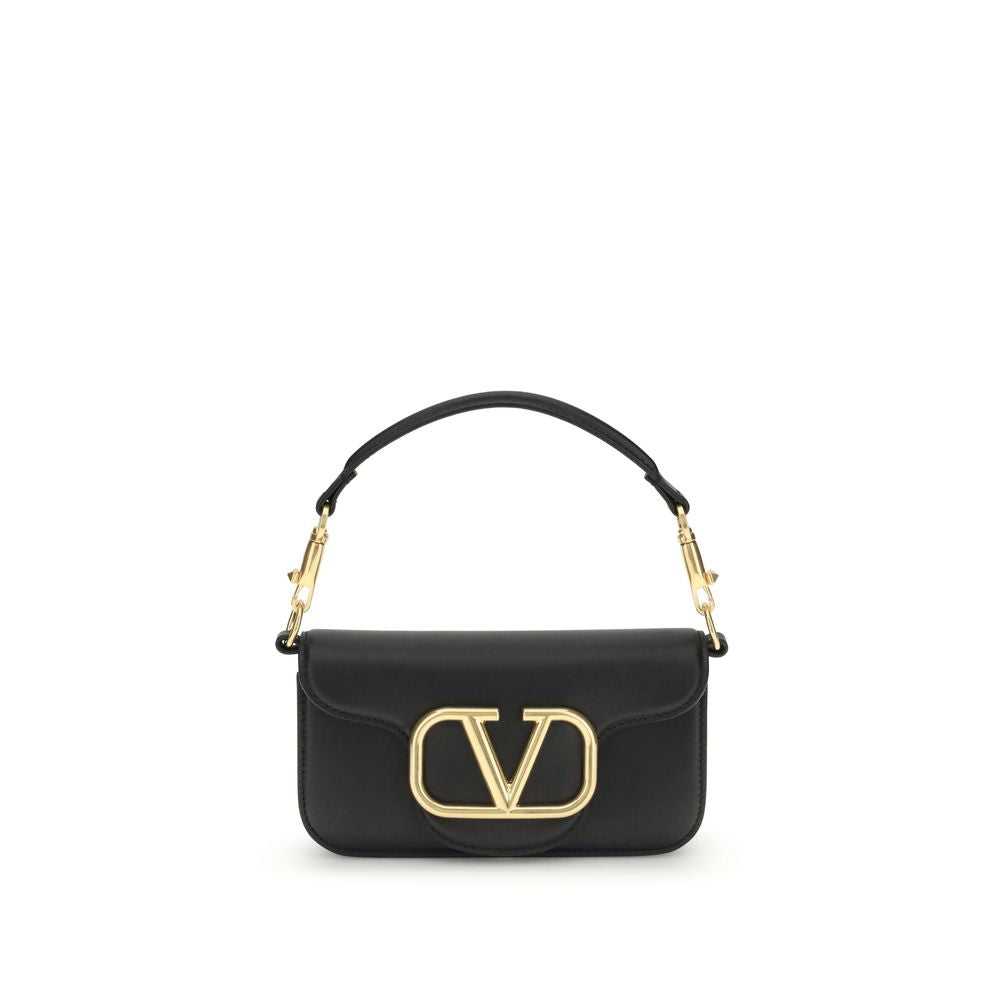 Valentino Garavani Locò Leather Shoulder Bag