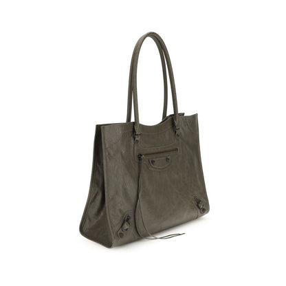 Balenciaga Le City Tote Bag - Soft Arena Lambskin Leather