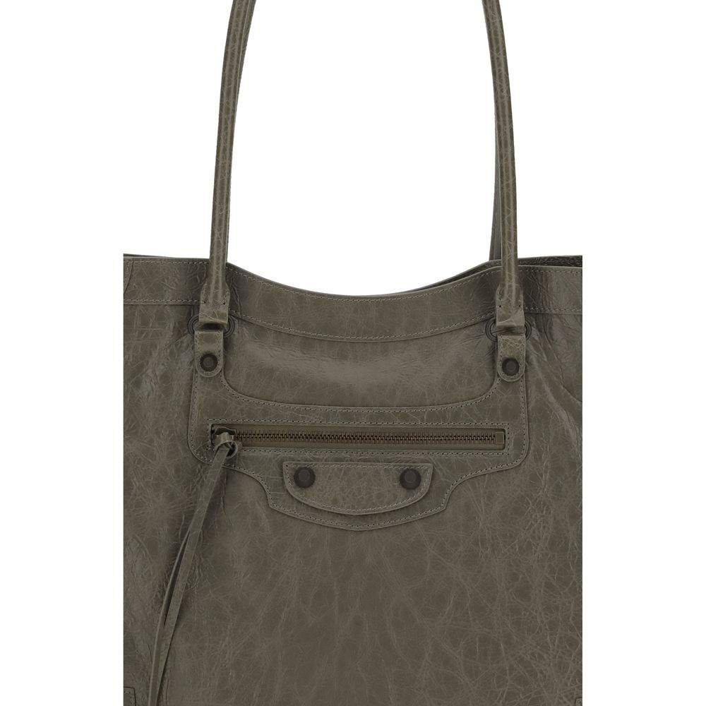 Balenciaga Le City Tote Bag - Soft Arena Lambskin Leather