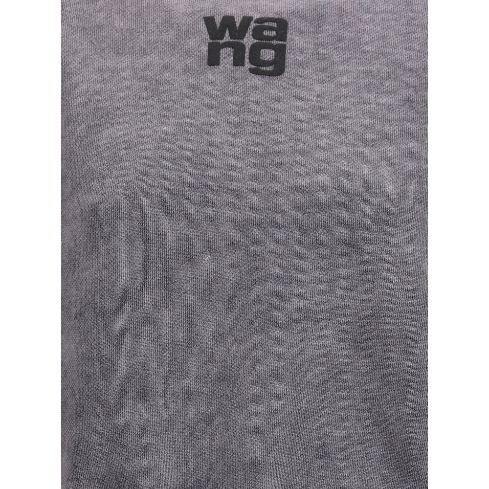 Alexander Wang Embossed Logo Crewneck Sweatshirt