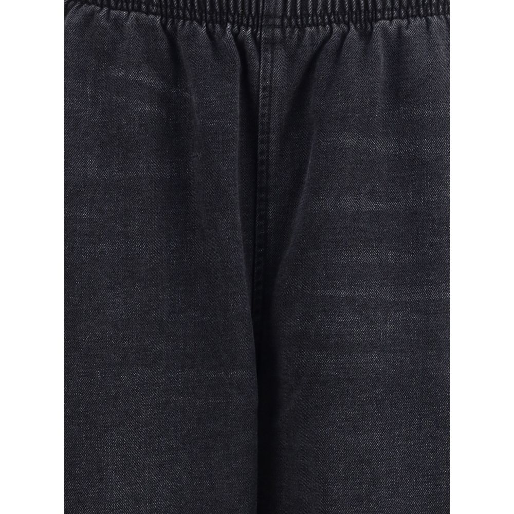 Alexander Wang Black Track Pants with Elastic Waistband