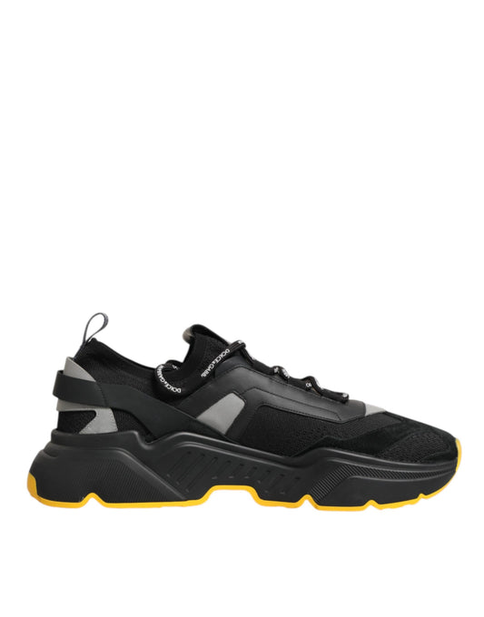 Dolce & Gabbana Black Daymaster Low Top Men's Sneakers