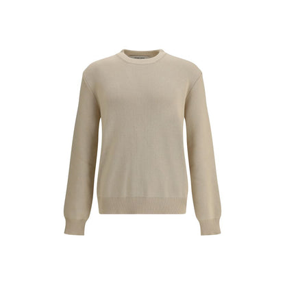 Golden Goose Beige Ribbed-Knit Sweater