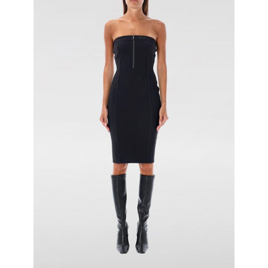 Coperni Black Cotton Dress - Sleek Sleeveless Elegance
