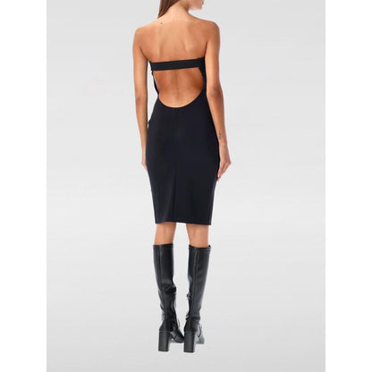Coperni Black Cotton Dress - Sleek Sleeveless Elegance