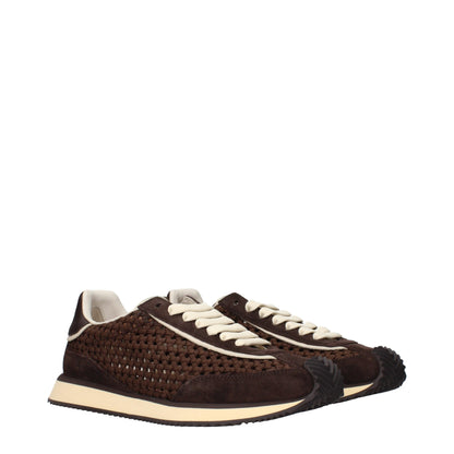 Dolce & Gabbana Brown DG Cushion Woven Lop Top Sneakers