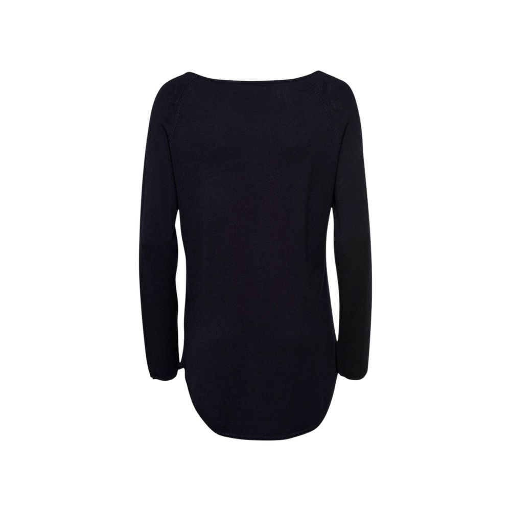 Only Black Viscose Sweatshirt - ONLMILA LACY Long Pullover for Women